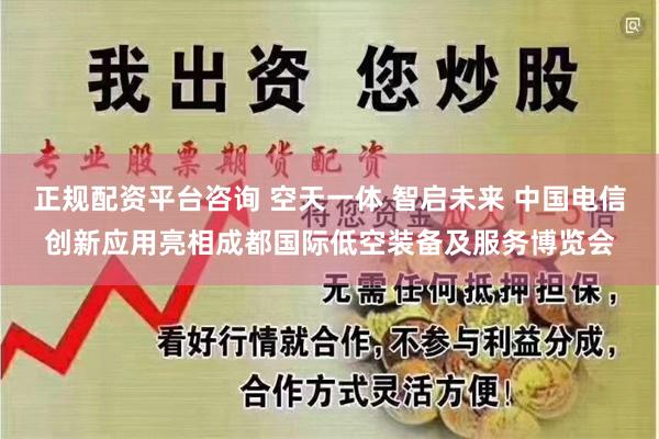 正规配资平台咨询 空天一体 智启未来 中国电信创新应用亮相成都国际低空装备及服务博览会